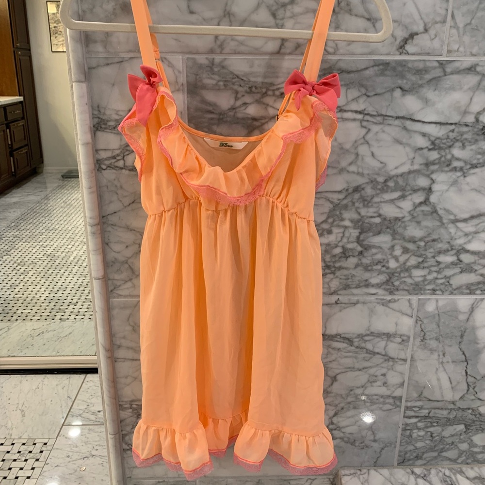 Flora sexy fun neon chemise lingerie size small
